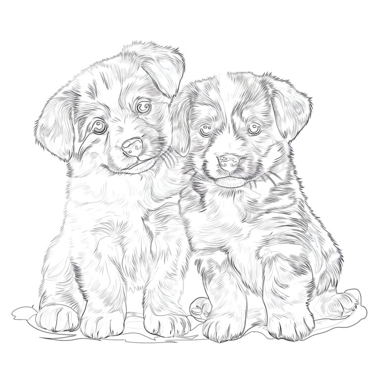 Coloring Pages Of Realistic Puppies Coloring Pages Mimi Panda