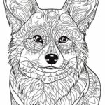 Corgi Dog Mandala Coloring Sheet For Adults Printable Dog Coloring Page Advanced Coloring High Res 1792x2688 Pixels Etsy